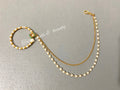 Gold Plated Kundan Nath Nosering: Indian Wedding Jewelry