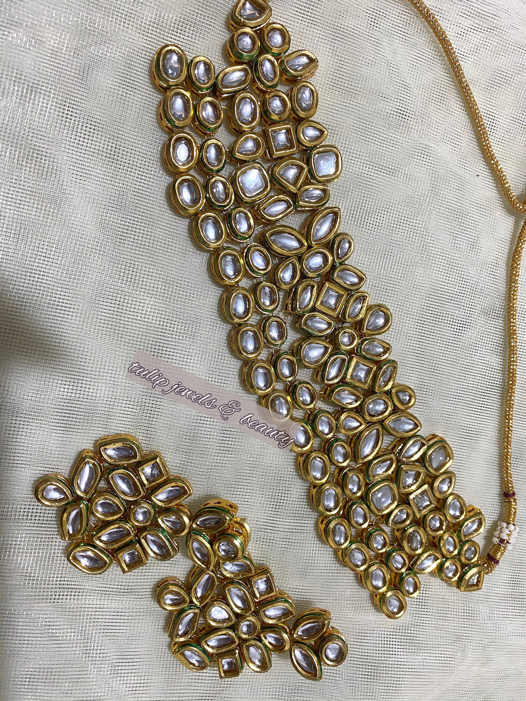 Sabyasachi Jewelry kundan necklace Sabyasachi inspired Sabyasachi choker pachi kundan Sabyasachi jewelry set Indian Jewellery