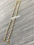 Gold Pearl Detachable Ear Chain, Sahara ,Sahare, Indian Jewelry