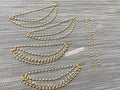 Indian pakistani Sahare Earrings chain, kaan sahare pearls sahare