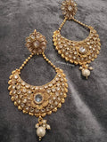 Polki chand balli earrings , Indian jewelry earrings