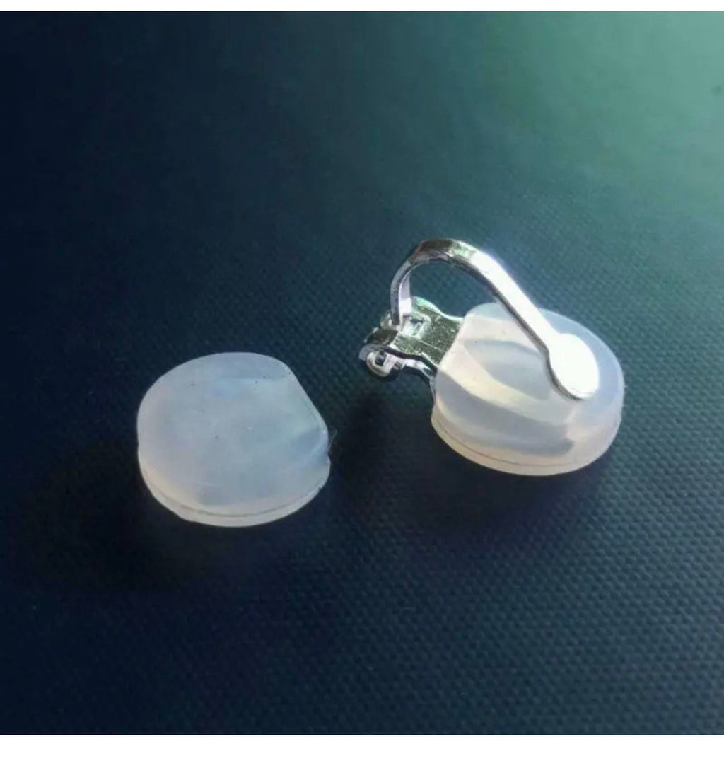 Silicone Earring Clip Comfort Pads: Anti-Pain Cushion