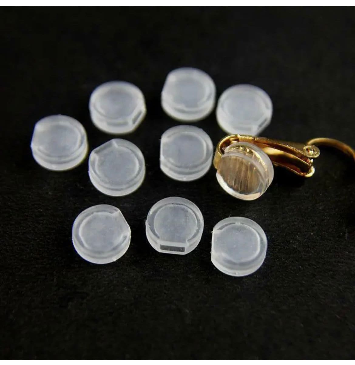 Silicone Earring Clip Comfort Pads: Anti-Pain Cushion