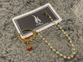 Gold Plated Indian Nose Ring Nath: Bridal Non Pierced Jewelry