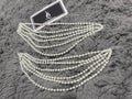 Pearl Earring Chain: Silver Indian Kaan Sahara Jewelry