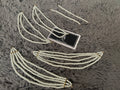 Pearl Earring Chain: Indian Pakistani Jewelry Kaan Sahara