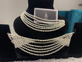 Pearl Kaan Chain: Silver Sahare Earring Support - Indian/Pakistani Jewelry