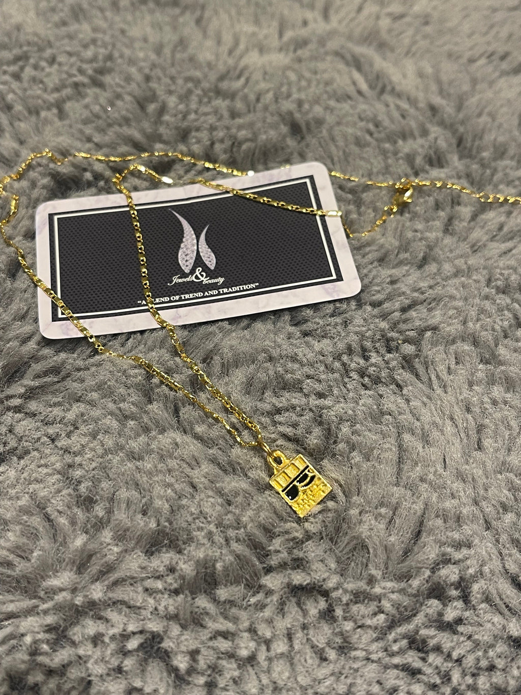Gold-Plated Allah Pendant Necklace: Islamic Religious Jewelry Gift