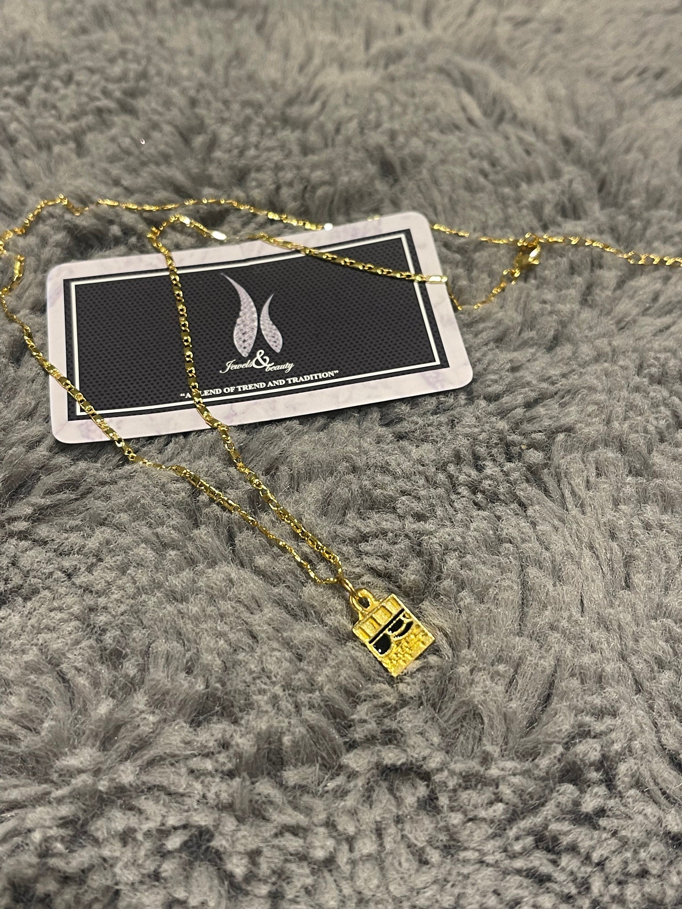 Gold-Plated Allah Pendant Necklace: Islamic Religious Jewelry Gift