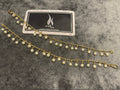 Gold Plated Pearl Ear Chain: Indian Pakistani Jewelry
