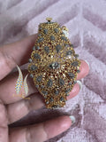 Gold Plated Openable Bangle: Indian Pakistani Jewelry