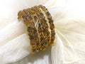 Gold Plated Indian Bridal Bangles: Champion Stone Jewelry, Set of 6