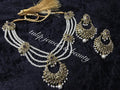 Indian/Pakistani  Traditional Hyderabadi chandballi Pearls Jewellery Set