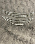 Pearl Earring Chain: Silver Kaan Sahara Indian Jewelry