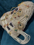 Hyderabadi Chandballi Pearl Jewelry Set: Traditional Indian Bridal Jewellery