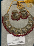 Hyderabadi Jhumka Necklace Set: Indian Pakistani Jewelry