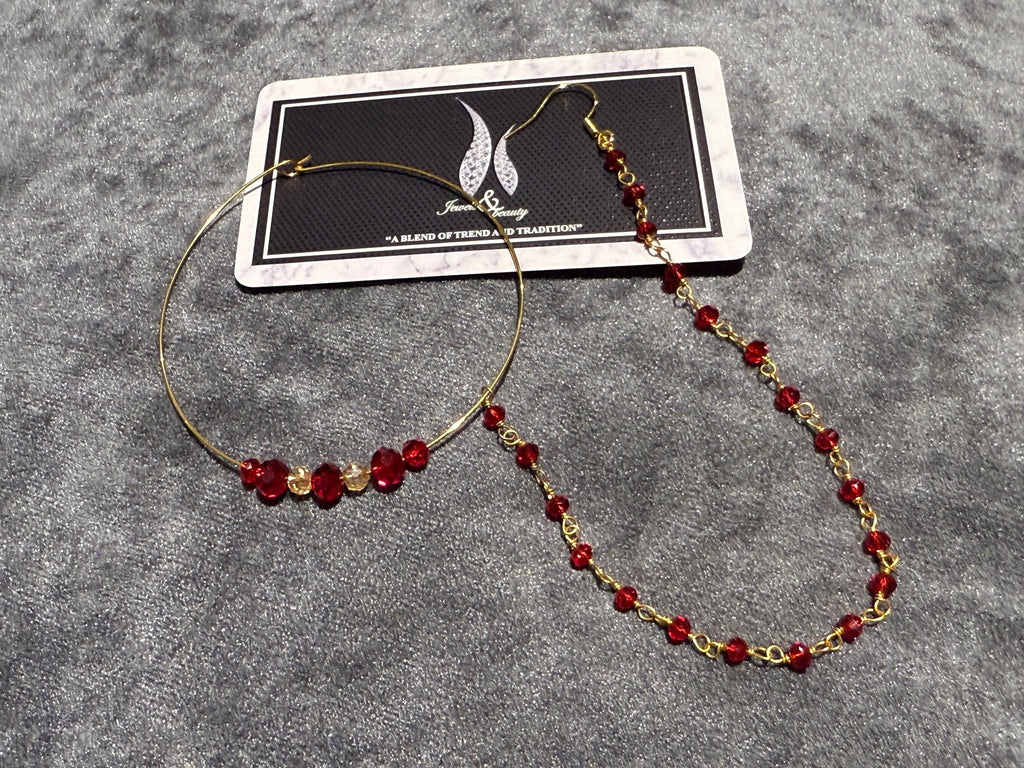 Indian jewelry nose ring maroon nath gold plated chain sabyasachi Pakistani bridal jewelry personalised Jewels big pearl nathni